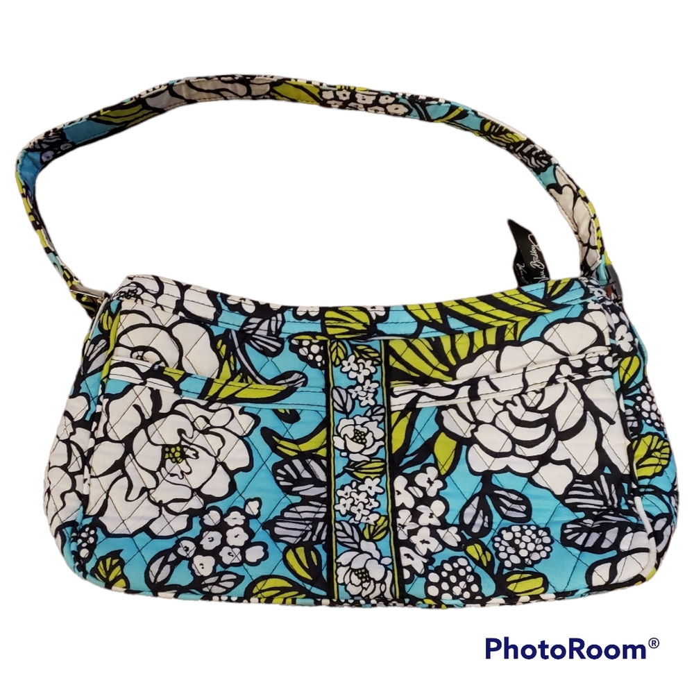 Vera Bradley discontinued turquoise floral handbag